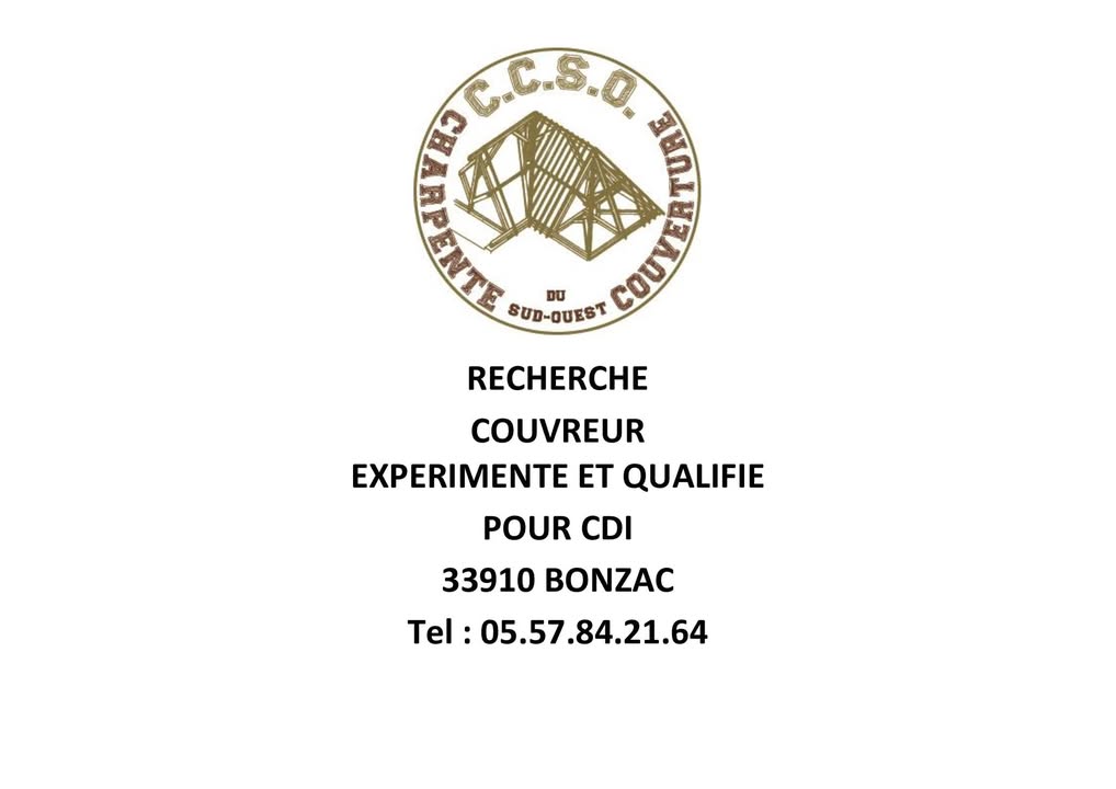 Charpente Couverture du Sud Ouest SARL